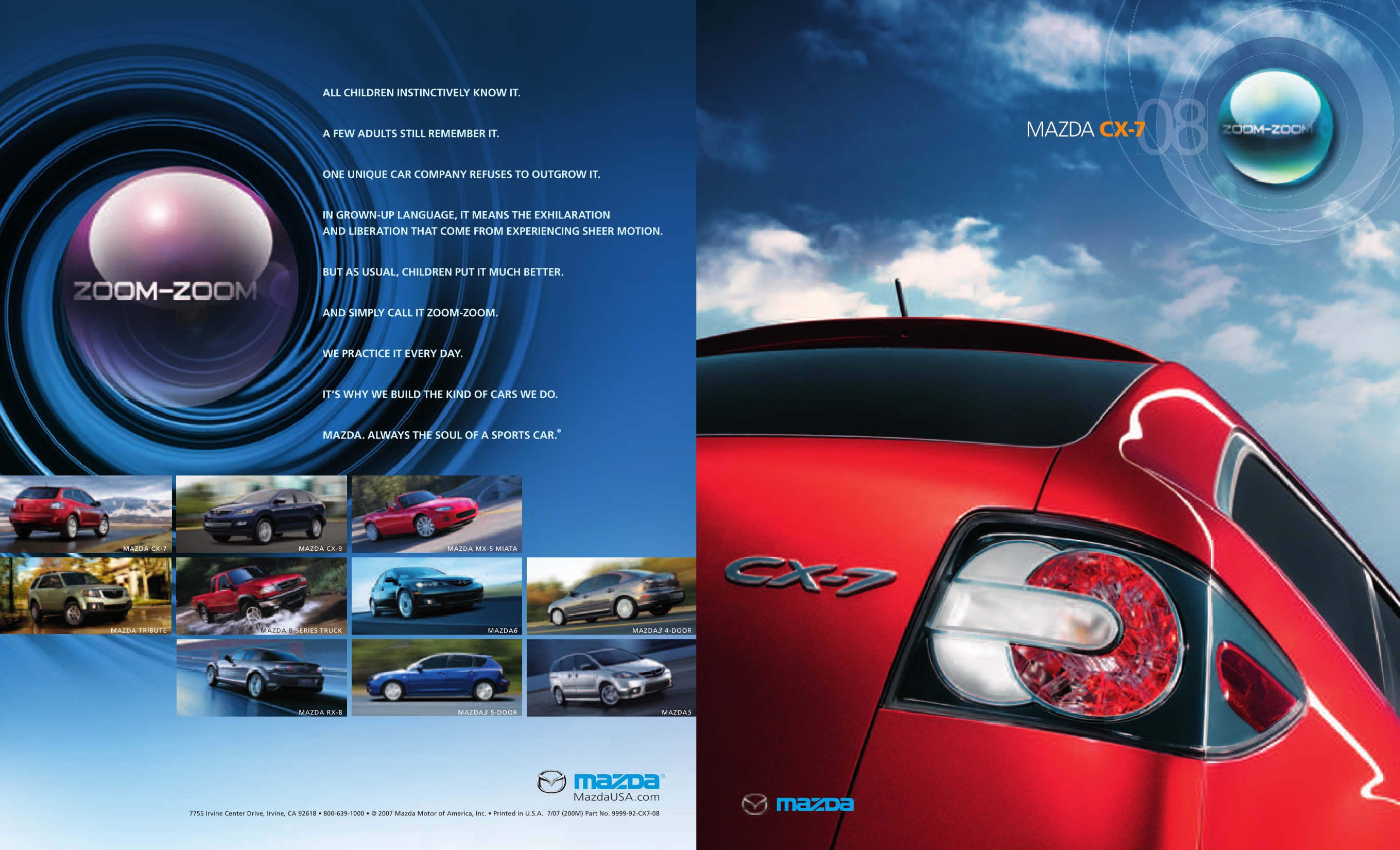 2008 Mazda CX-7 Brochure